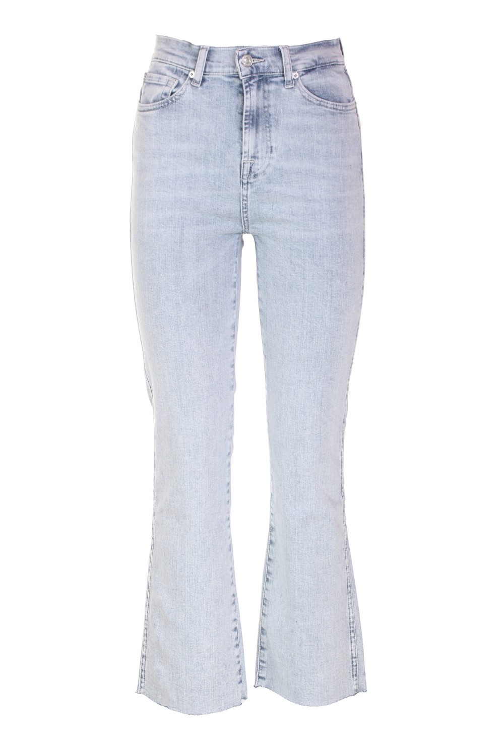 shop SEVEN  Jeans: 7 for all mankind jeans Bootcut.
Vita alta.
Fondo svasato alla caviglia.
Composizione: 97% Cotone 3% Elastane.
Fabbricato in Tunisia.. JSHSC120YC-LIGHT BLUE number 415812